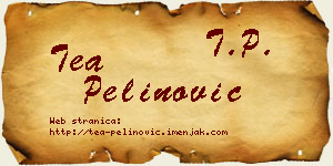 Tea Pelinović vizit kartica